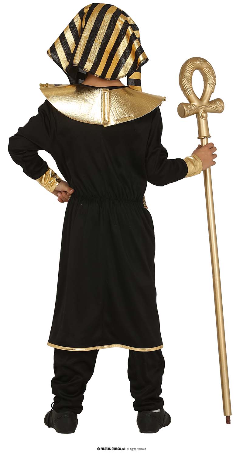 Pharao Kostüm schwarz-gold 7-9 Jahre