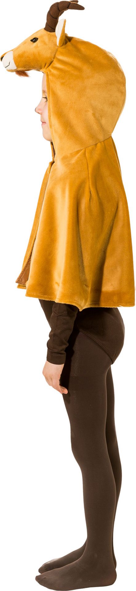 Steinbock Umhang mit Kapuze Gr. 104