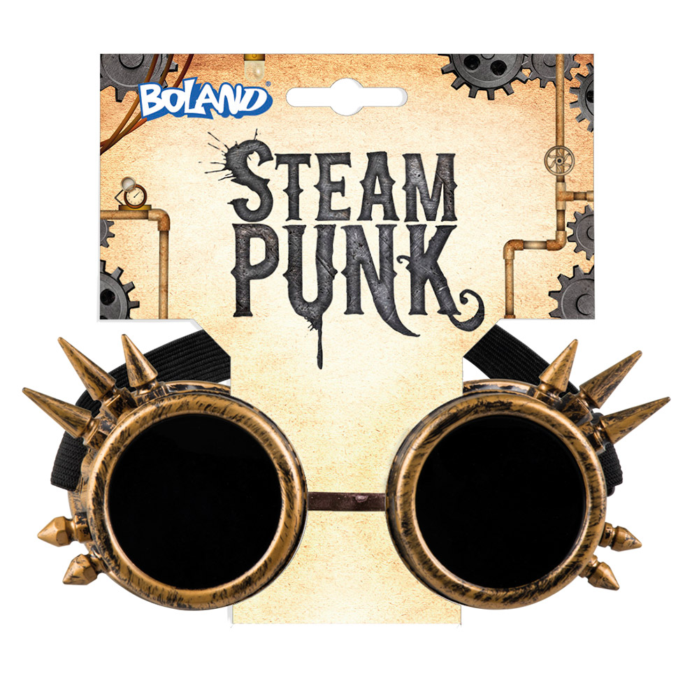 Steampunk Brille kupferfarben
