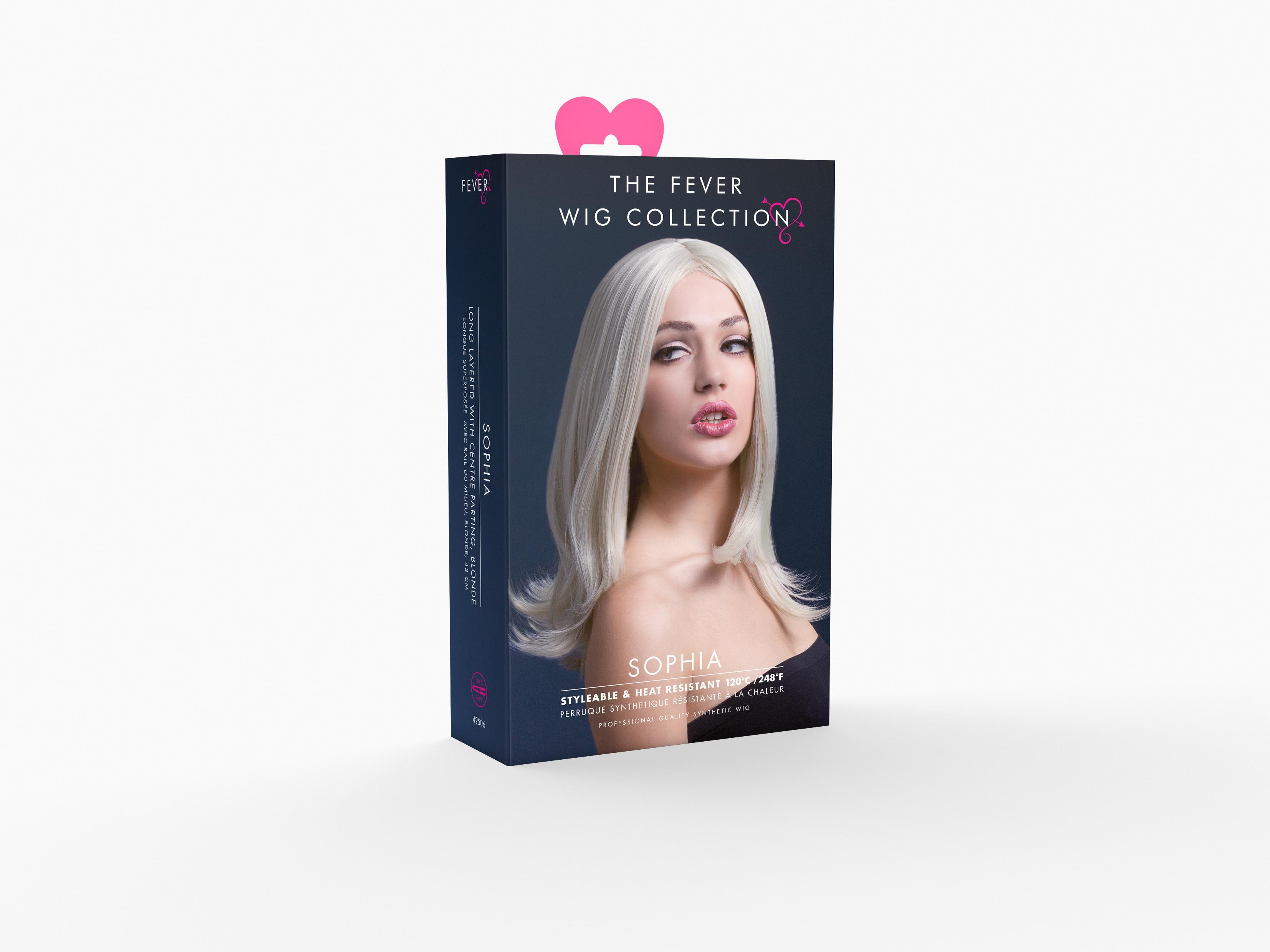 Sophia Langhaar Perücke blond Premium Qualität