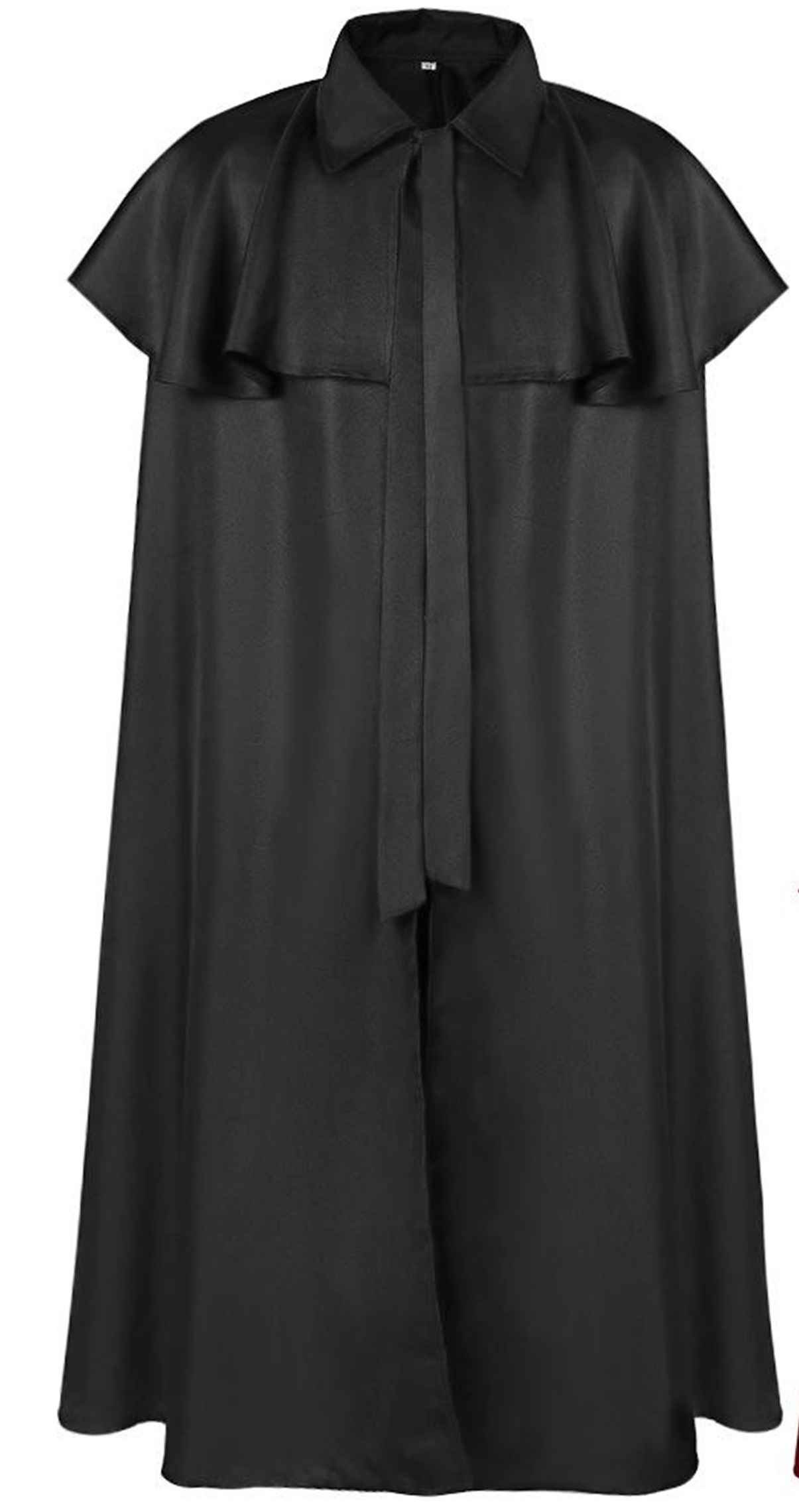 Umhang mit Pelerine schwarz  L/XL