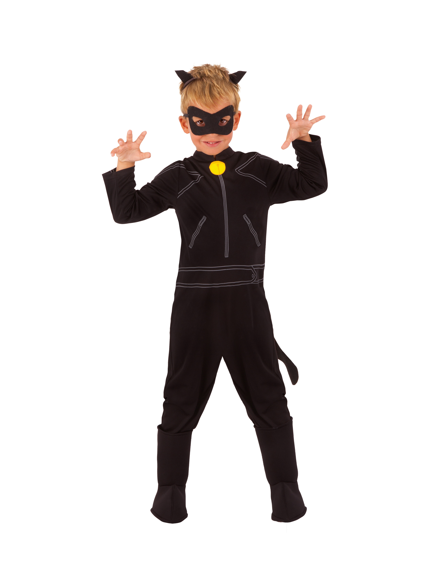 CAT NOIR  Overall Gr.116 - 5-6 Jahre mit Maske