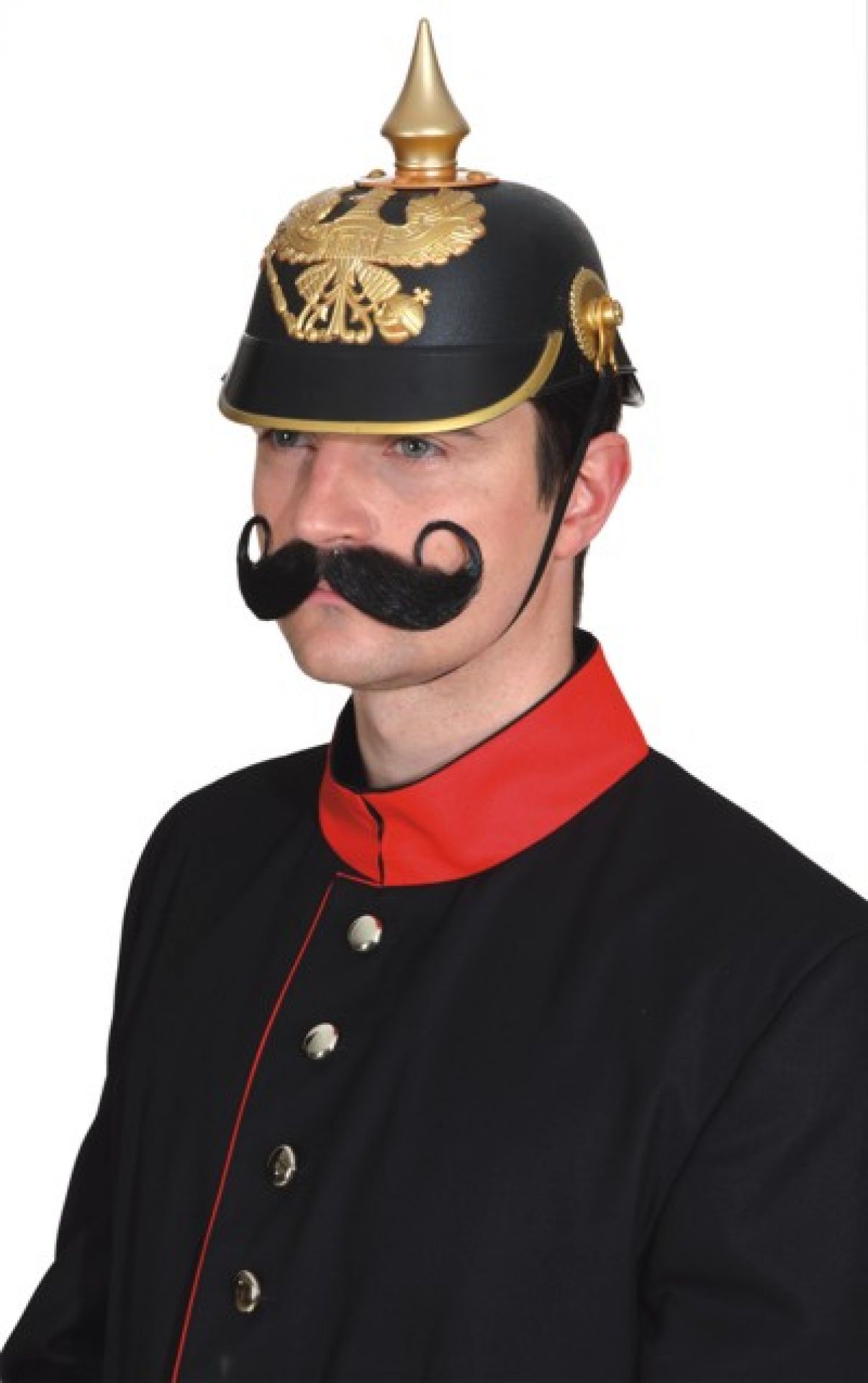 Historische Pickelhaube aus Kunstoff