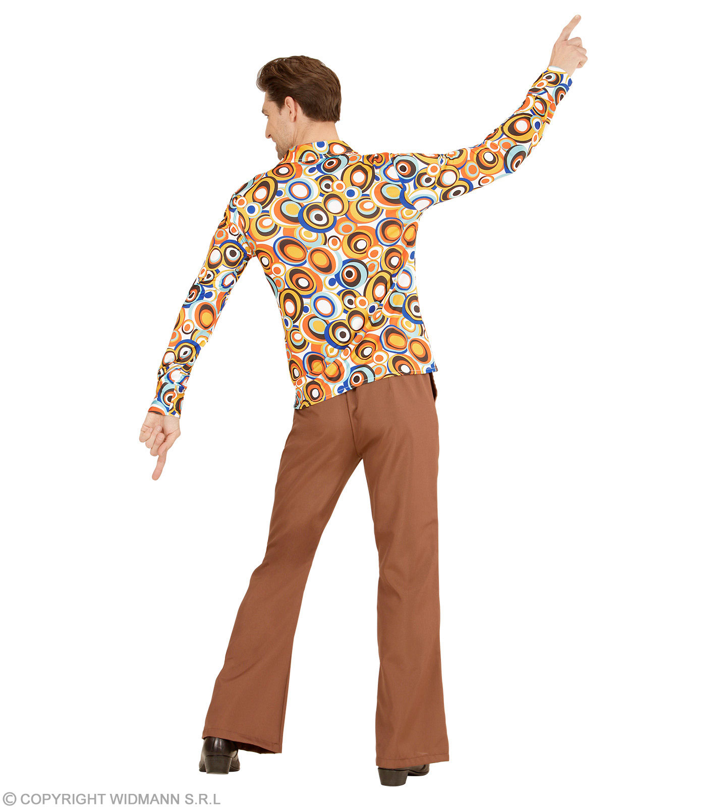 Groovy 70er Jahre Hemd XXL bubbles