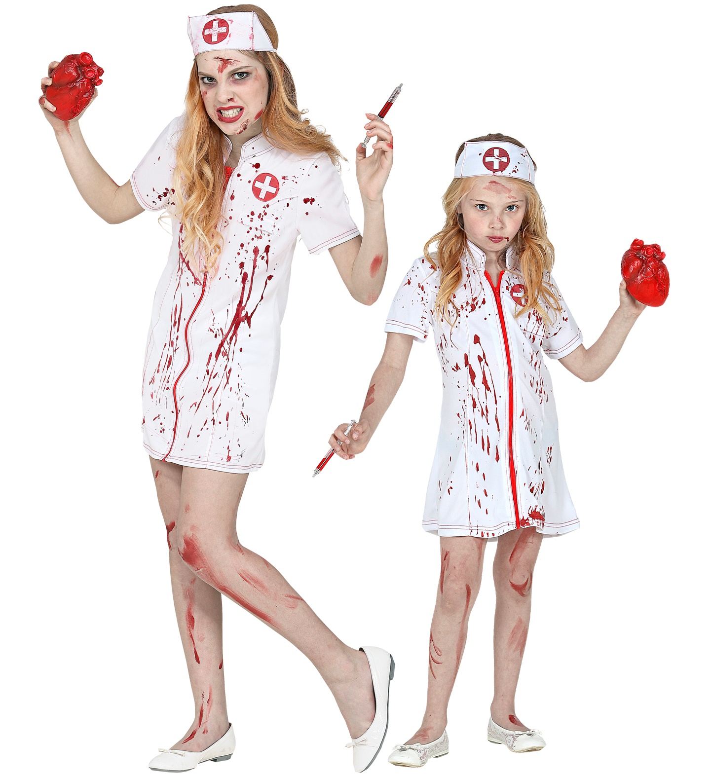 Blutiges Krankenschwester Kleid für Damen MEDIUM