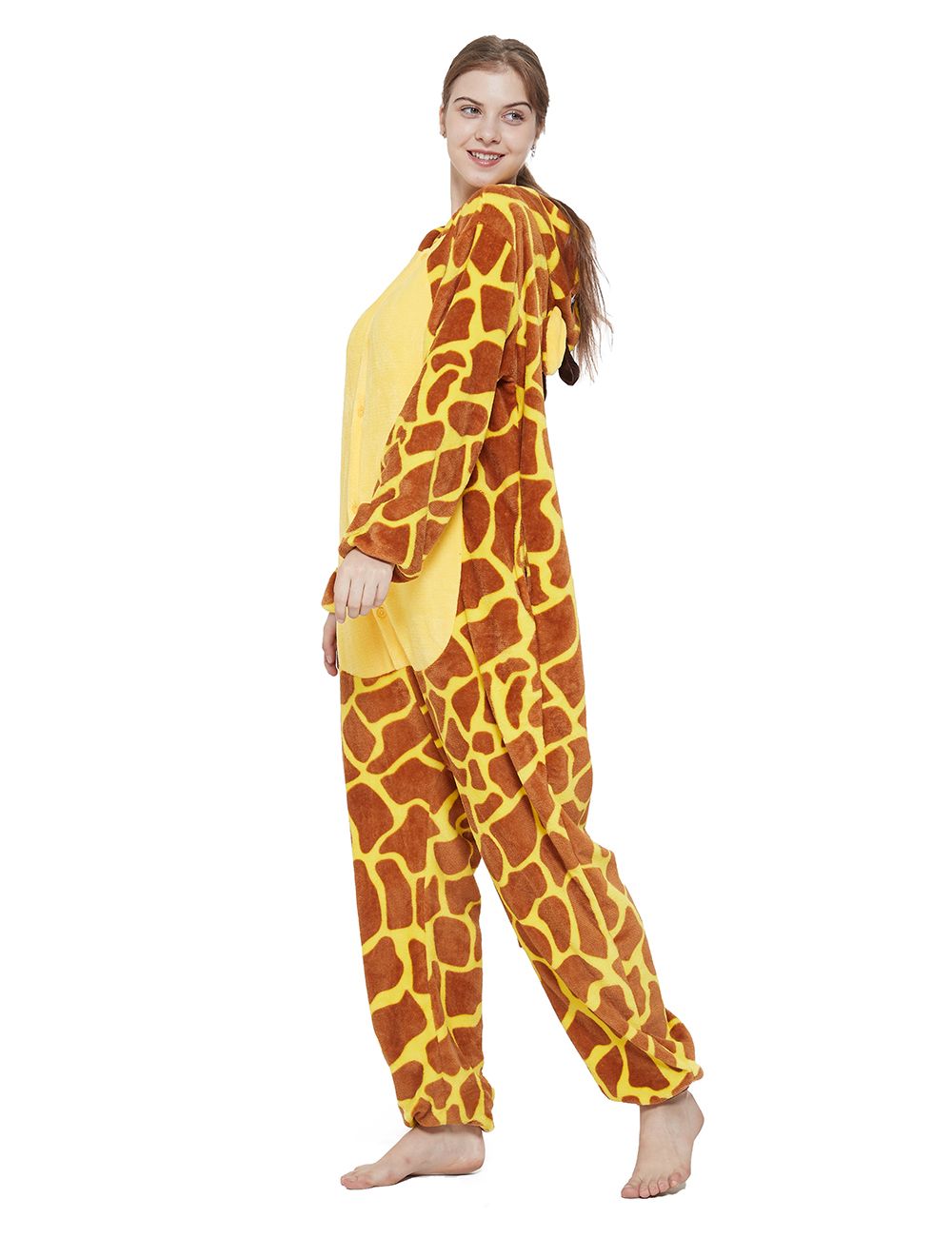Giraffe Overall mit Kapuze  S    (M)