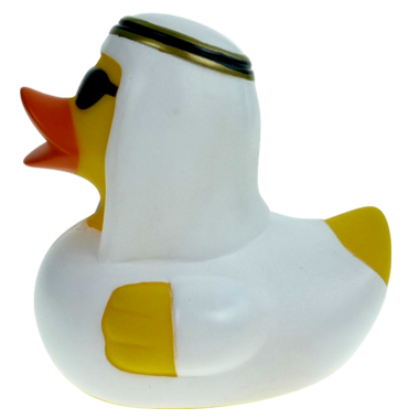 Badeenten Scheich 8cm