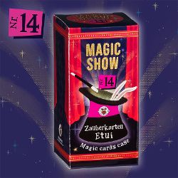 Zaubertrick Nr. 14 "Zauberkarten Etui " Magic Show