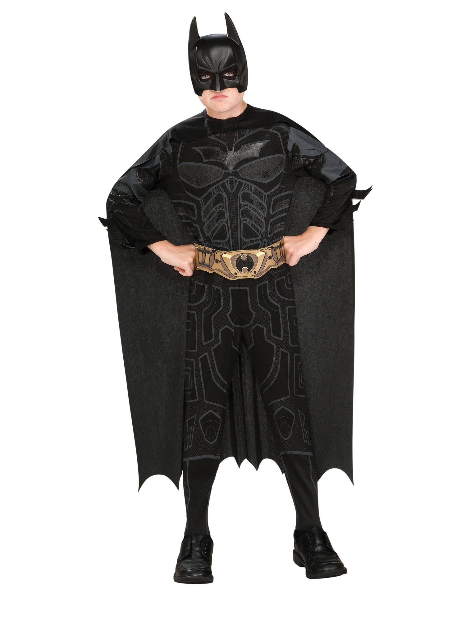 Batman Overall Gr. 128  (S) Gürtel/Cape/Maske