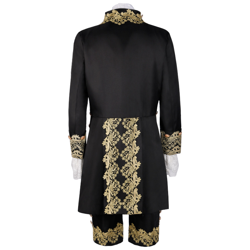 Historische Jacke,Weste,Hose LARGE schwarz (XL)