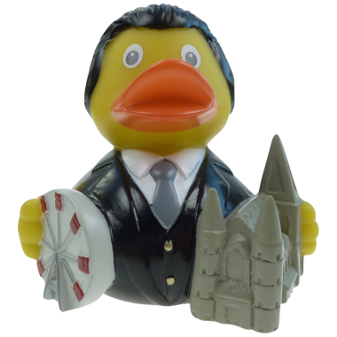 Wien Souvenir Badeente  8cm schwarz