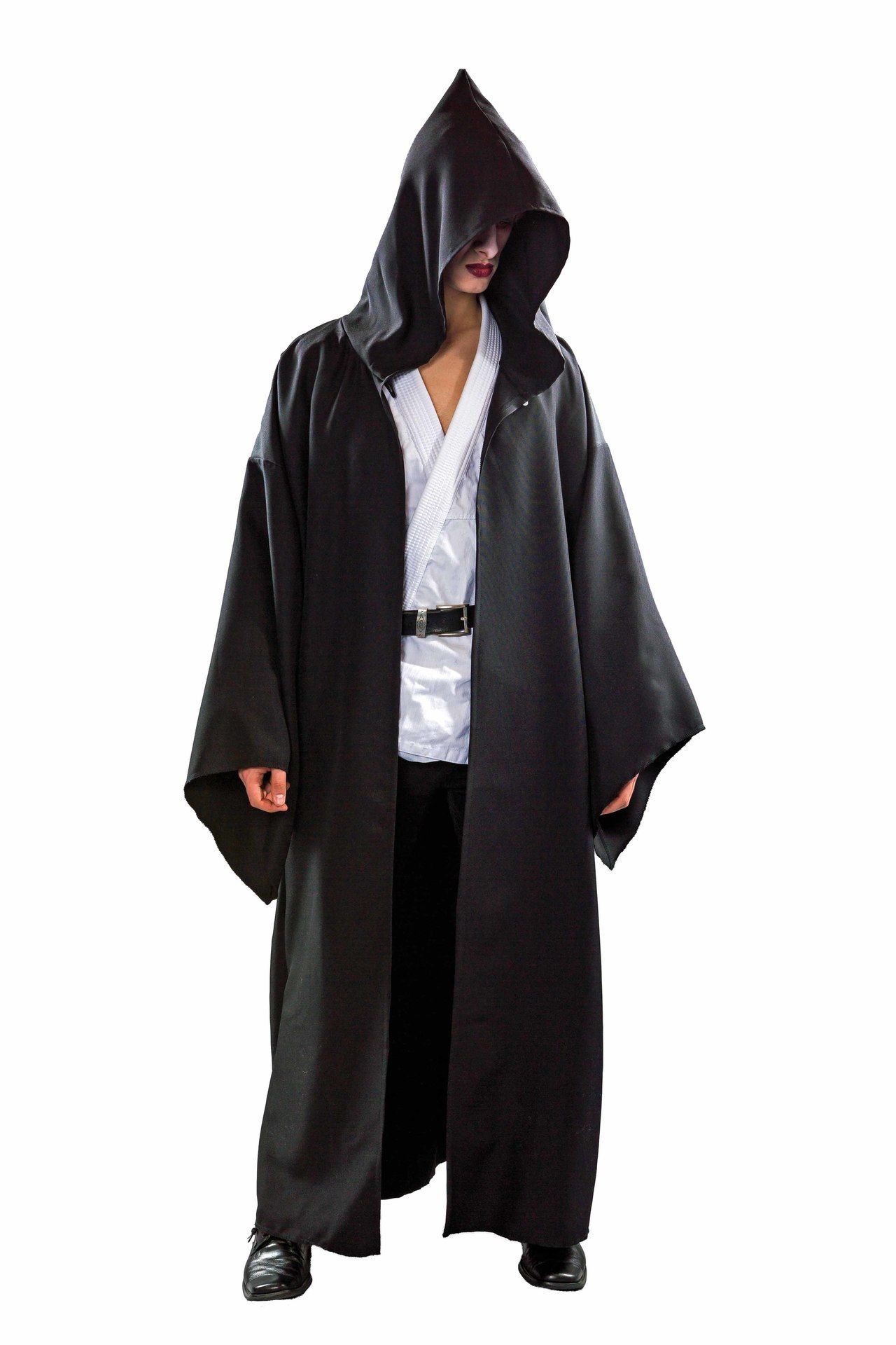 Henkermantel mit Kapuze schwarz für Erwachsene OSZ