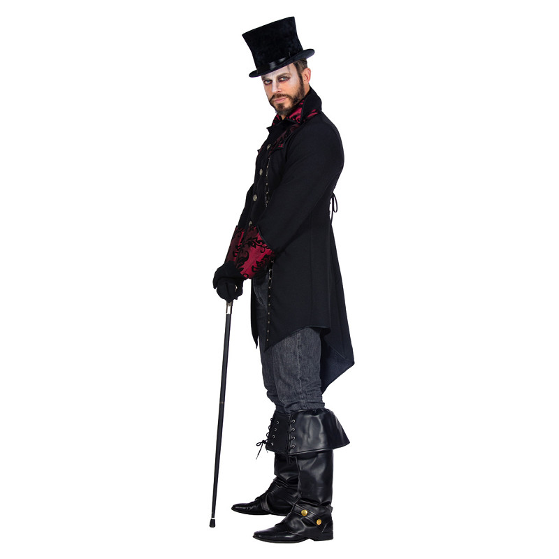 Delux Jacke schwarz-rot Gr. 56/58 / XL