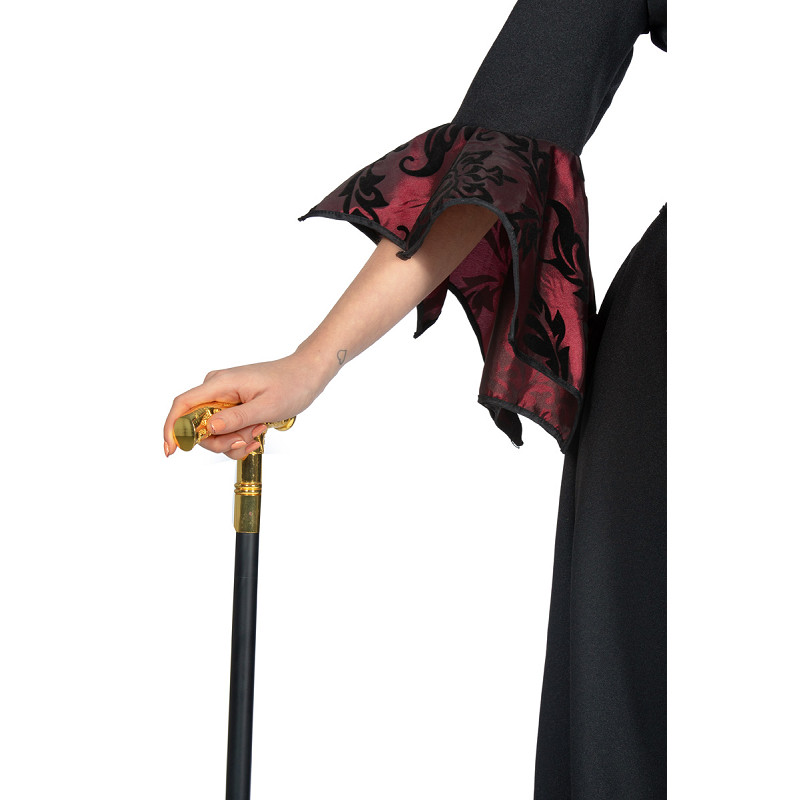 Damen Vampier Jacke 38 schw.-rot