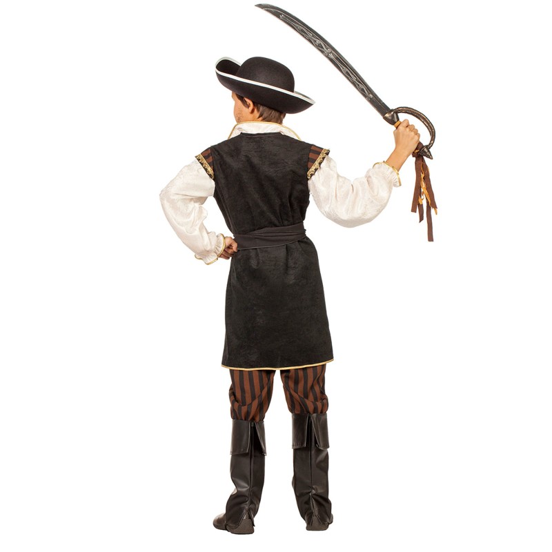 Piraten Kostüm delux Gr. 116 braun
