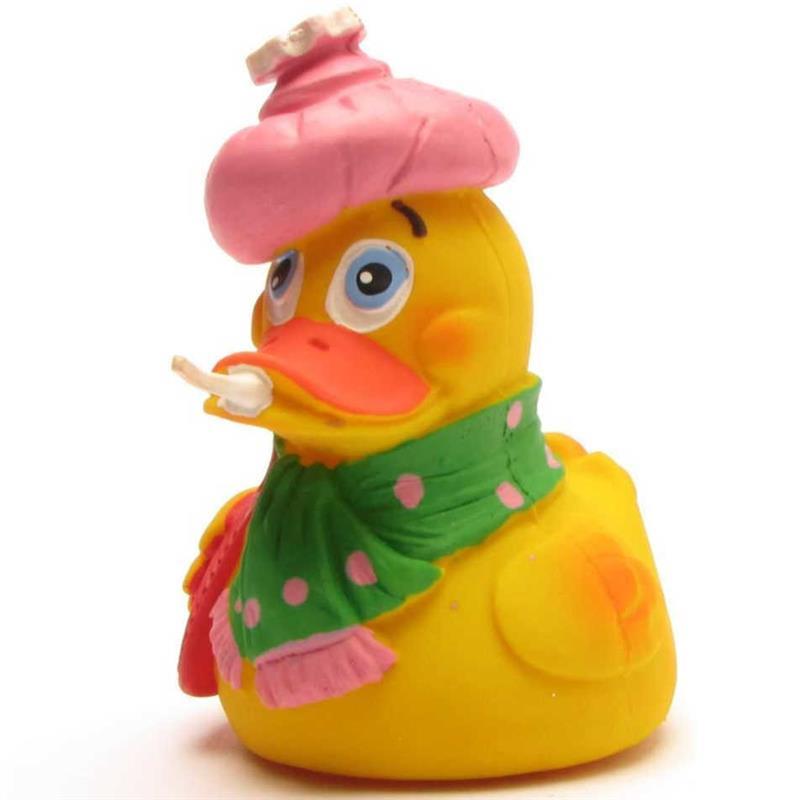 Gute Besserung Ente aus Naturkautschuk