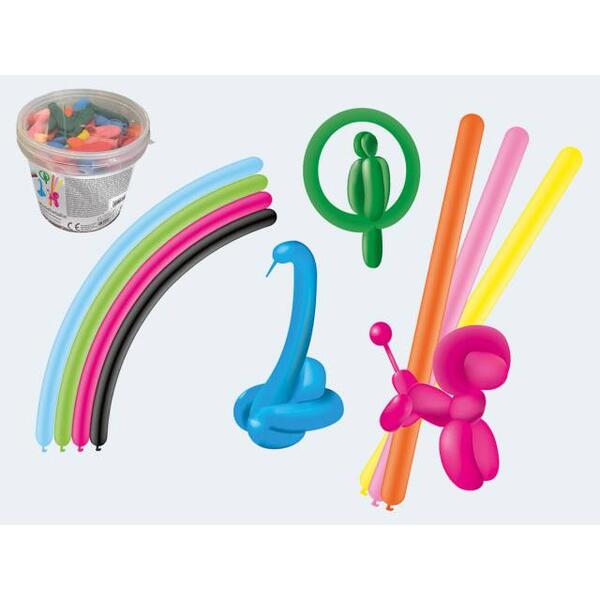 40 Modellier Ballons mit kleiner Pumpe