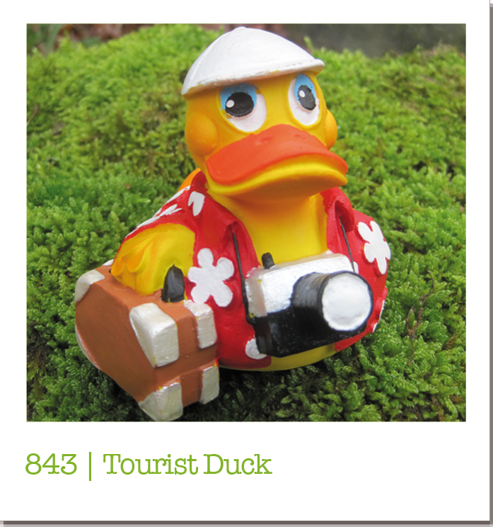 Auf in den Urlaub Ente aus Naturkautschuk