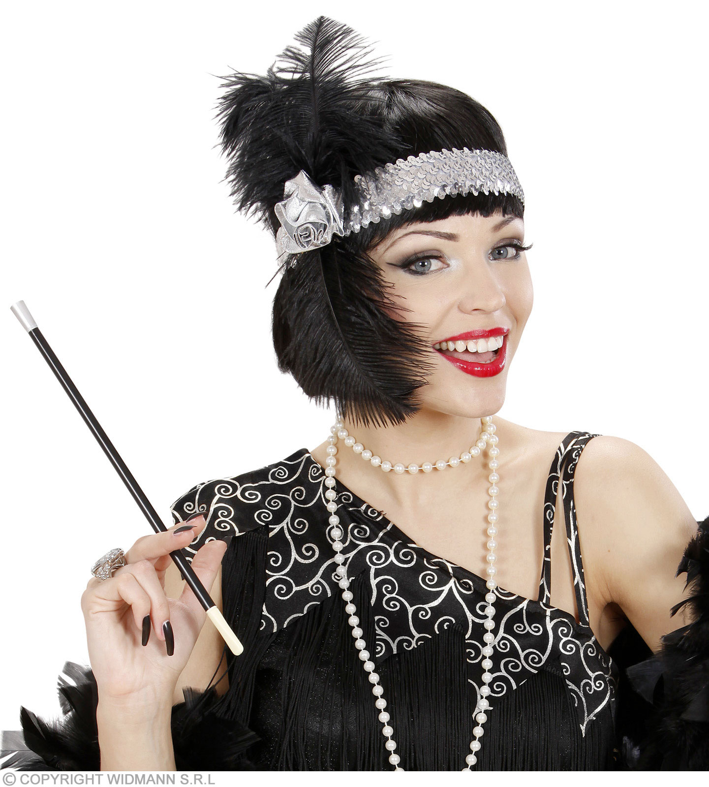 Charleston Haarband SILBER