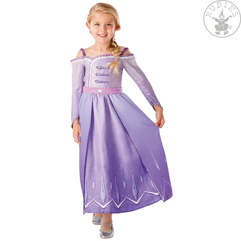 Elsa Frozen 2 Prologue Kleid SMALL für Kinder lila