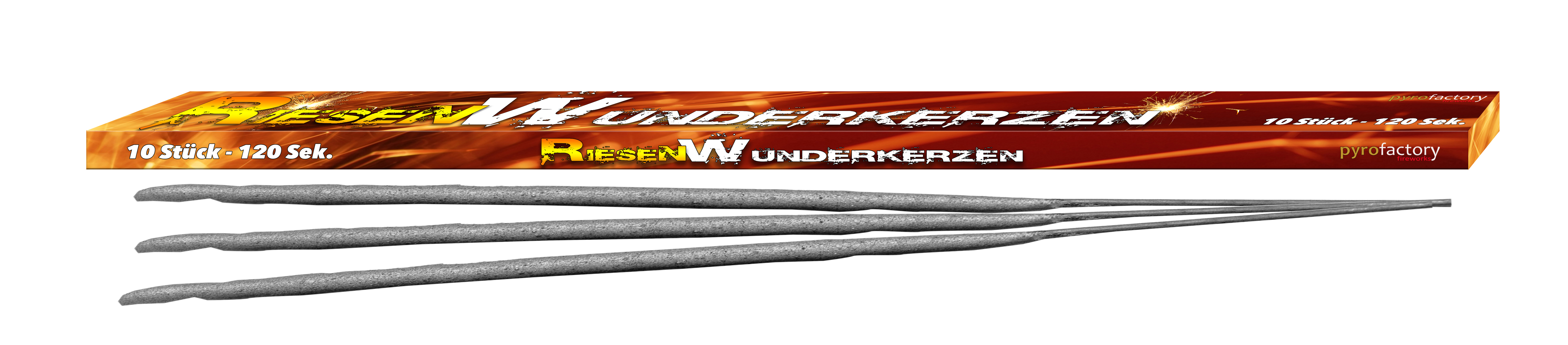 Wunderkerzen 45cm lang 10 Stück 120 Sek.