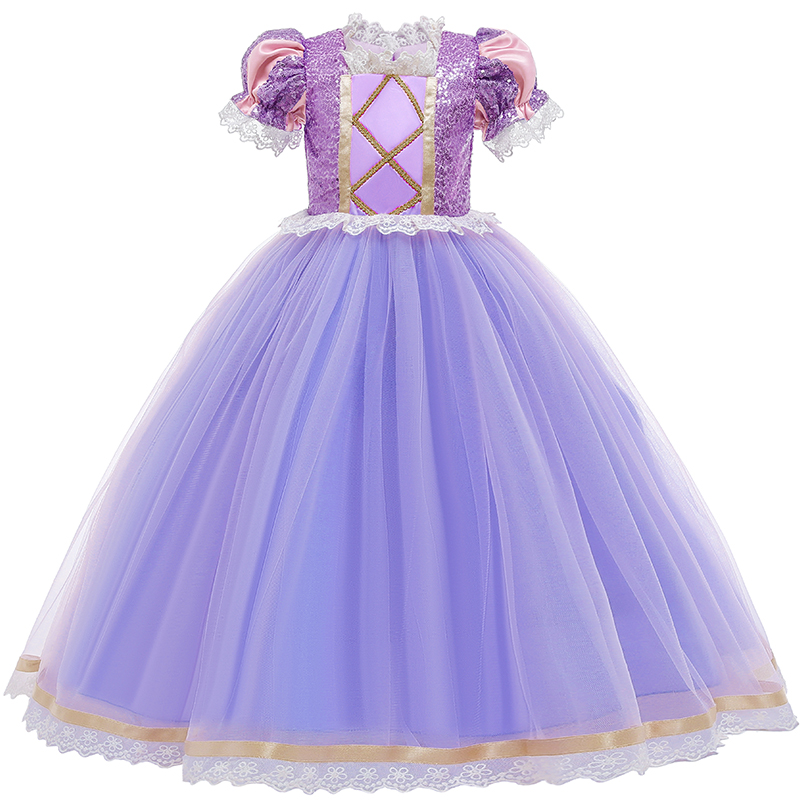 Rapunzel Kleid  Gr. 104 hell-lila