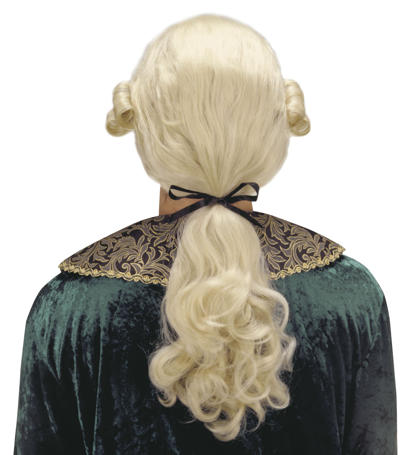 Amadeus Perücke blond mit offenem Zopf