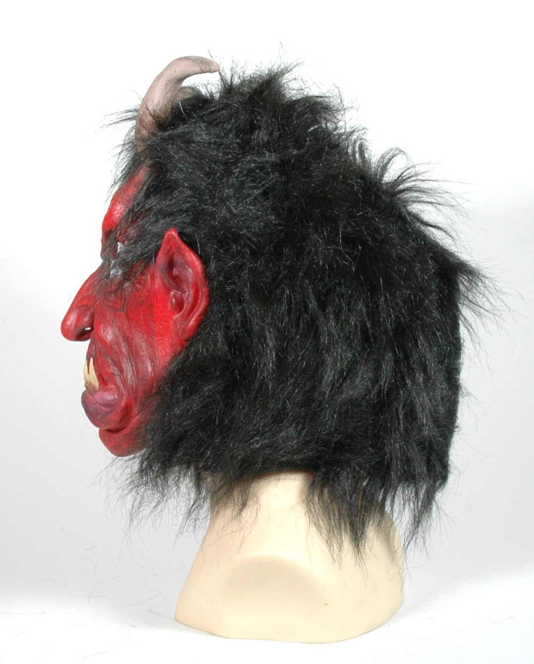 Krampus Maske für Kinder aus Gummi