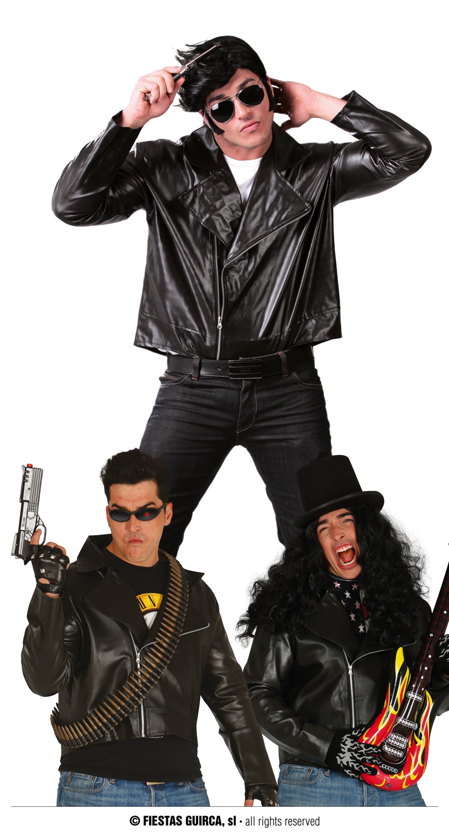 Rock´n Roll Leder Jacke 52/54   L