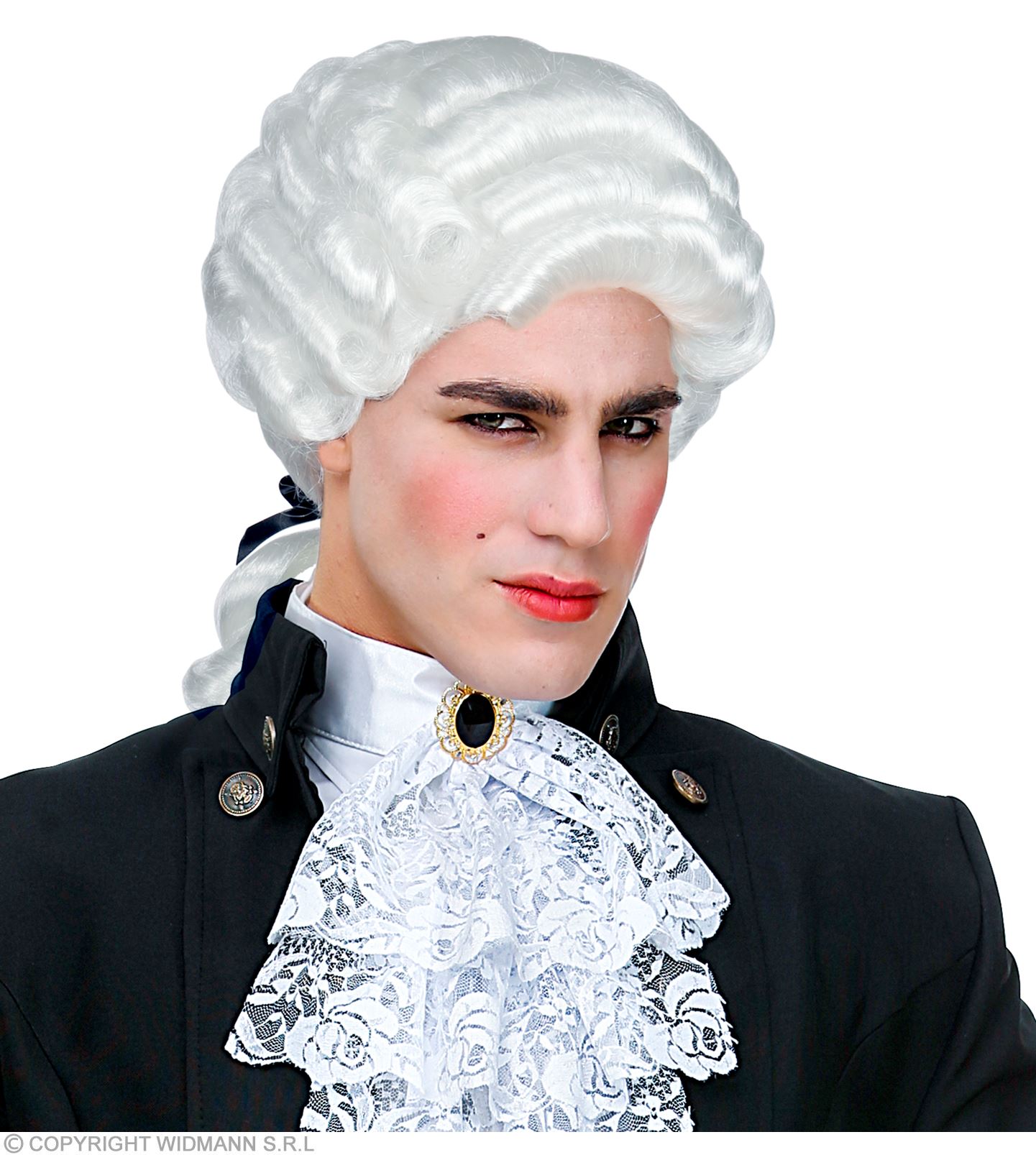 Mozart Perücke mit Zopf