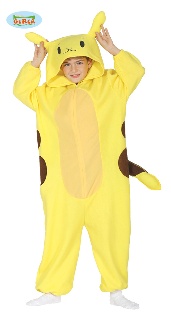 Overall gelb mit Muster für 7-9 Jahre