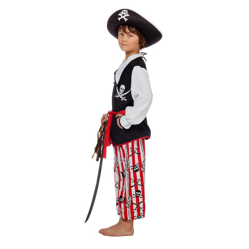 Piraten Kostüm Gr. 140 Oberteil und Hose