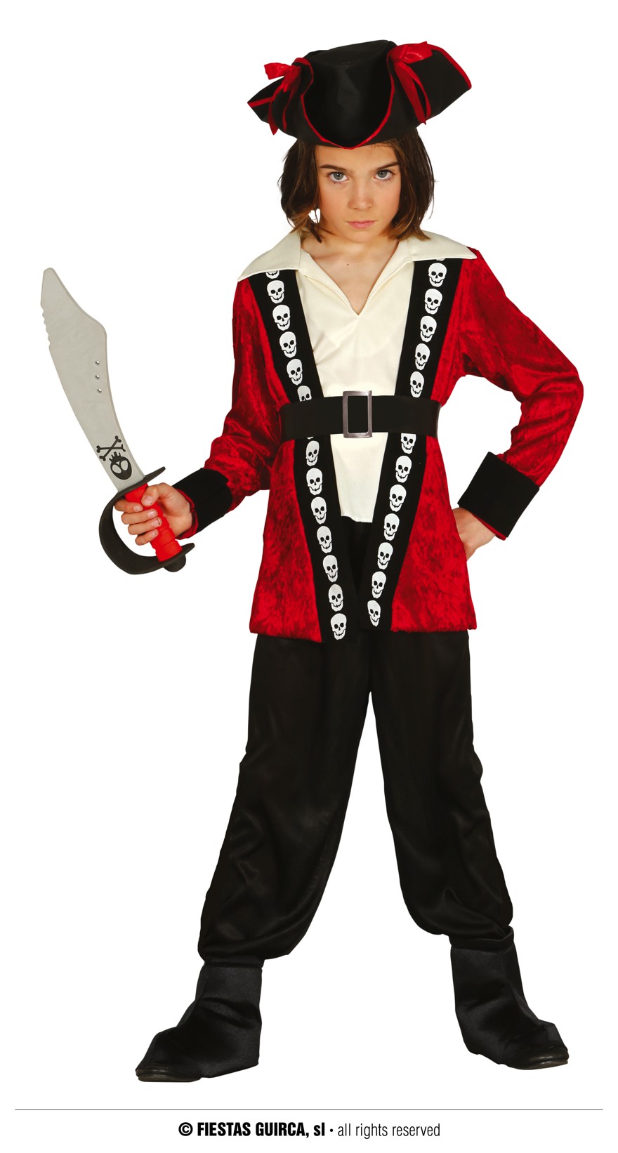 Pirate Boy  schw-rot 7-9 Jahre