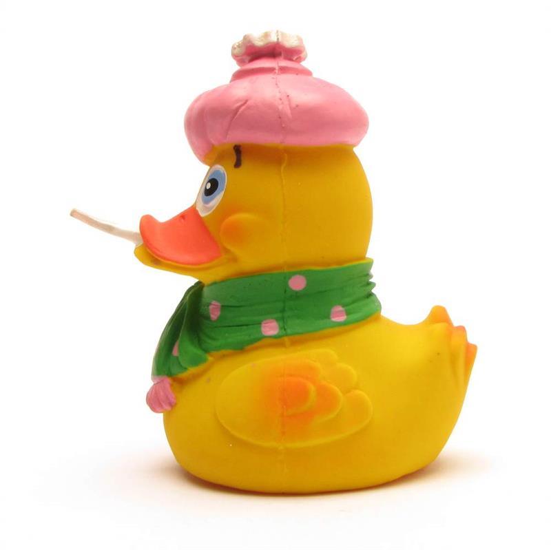 Gute Besserung Ente aus Naturkautschuk