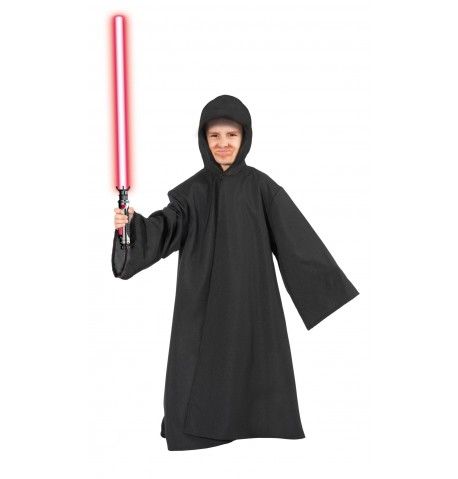 Kutte m.Kapuze schwarz 128