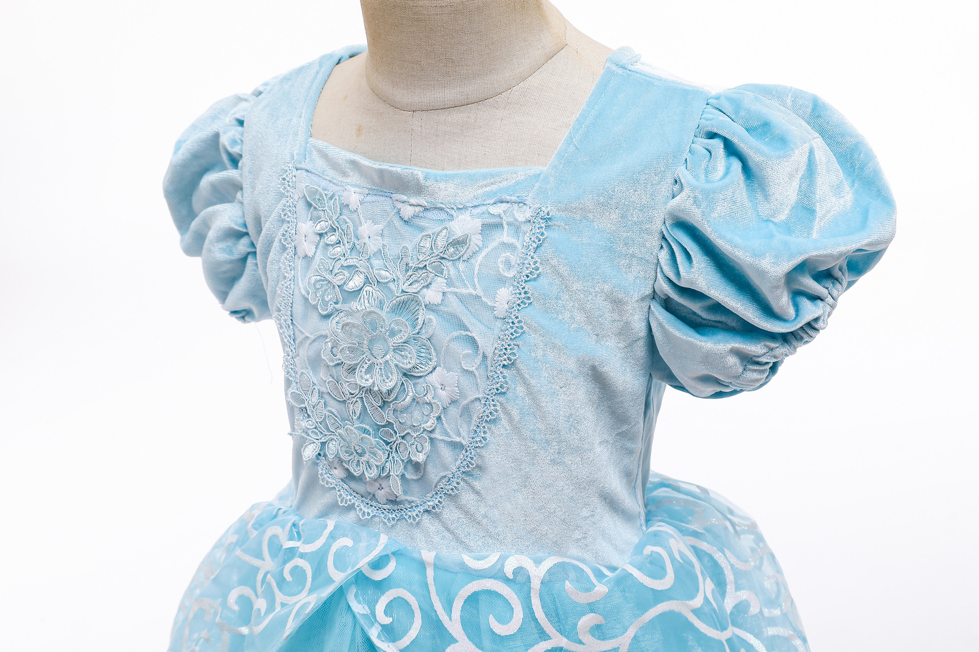Prinzessin Kleid blau 116