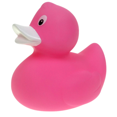 Pink Daisy Badeente  8cm