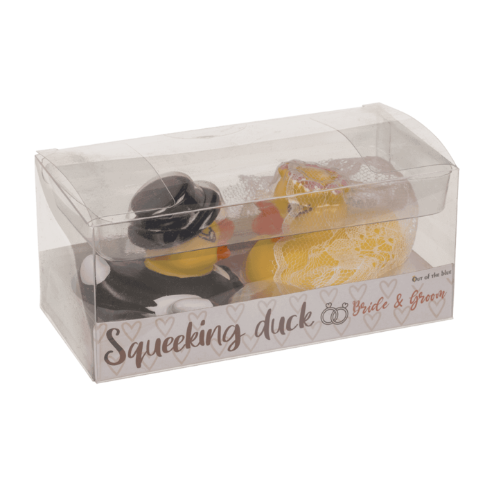 2er Set Mini Badeenten Brautpaar