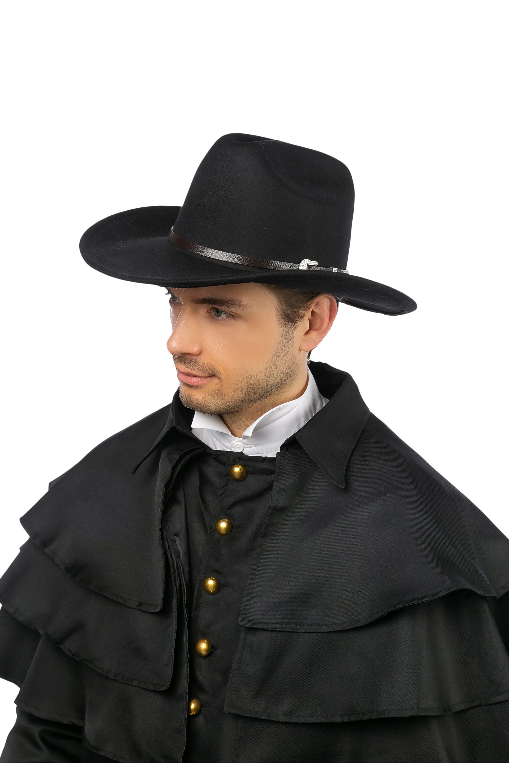 Cowboy Hut schwarz Wollfilz Texas