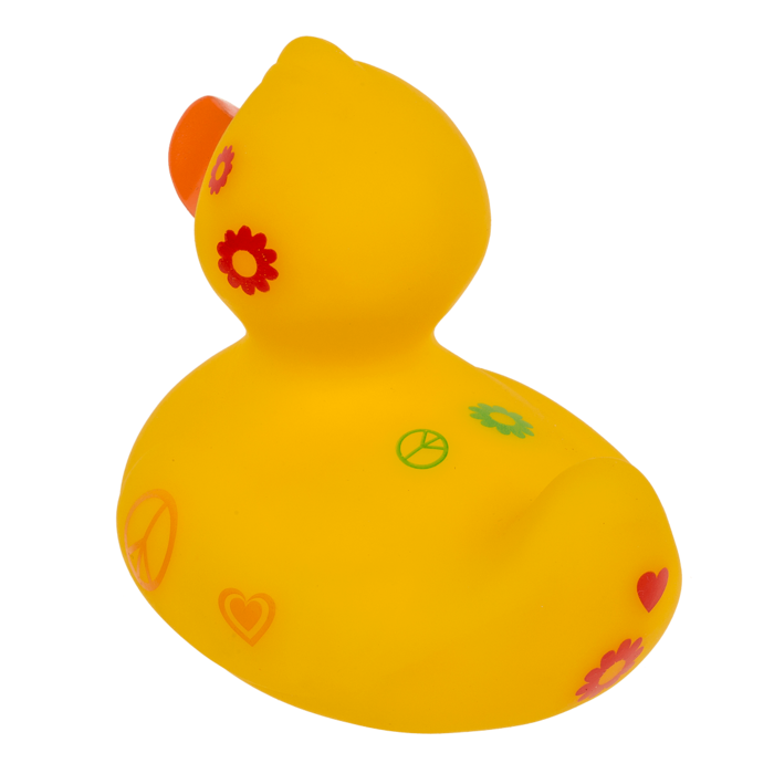 Hippie Badeente ca. 10cm