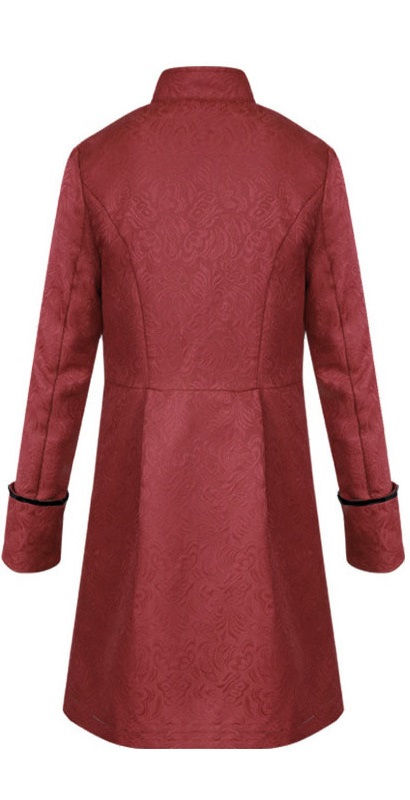 Dunkelroter Historischer Mantel Gr. 48  (S)