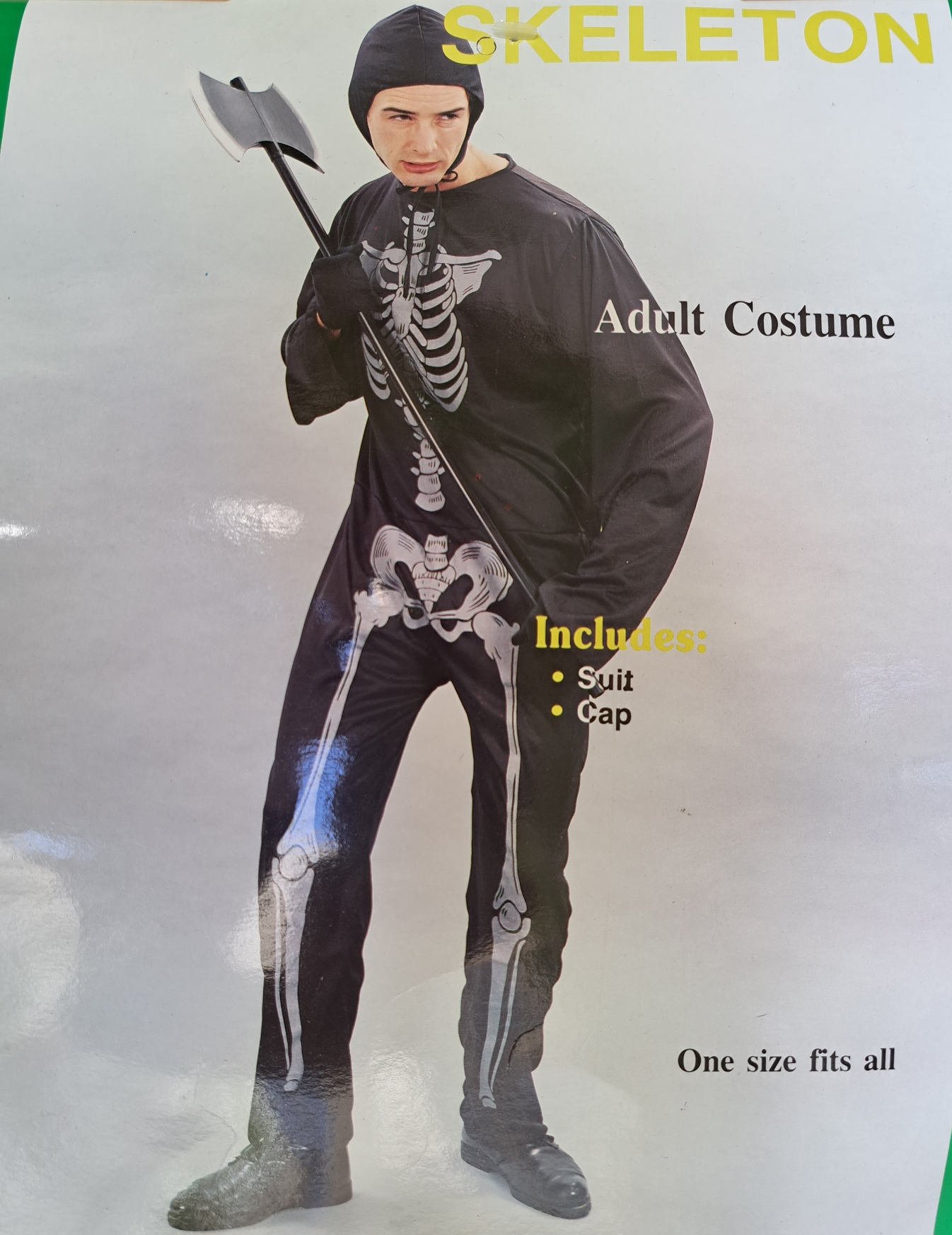 Skelett Overall einfach  f.Erw. M