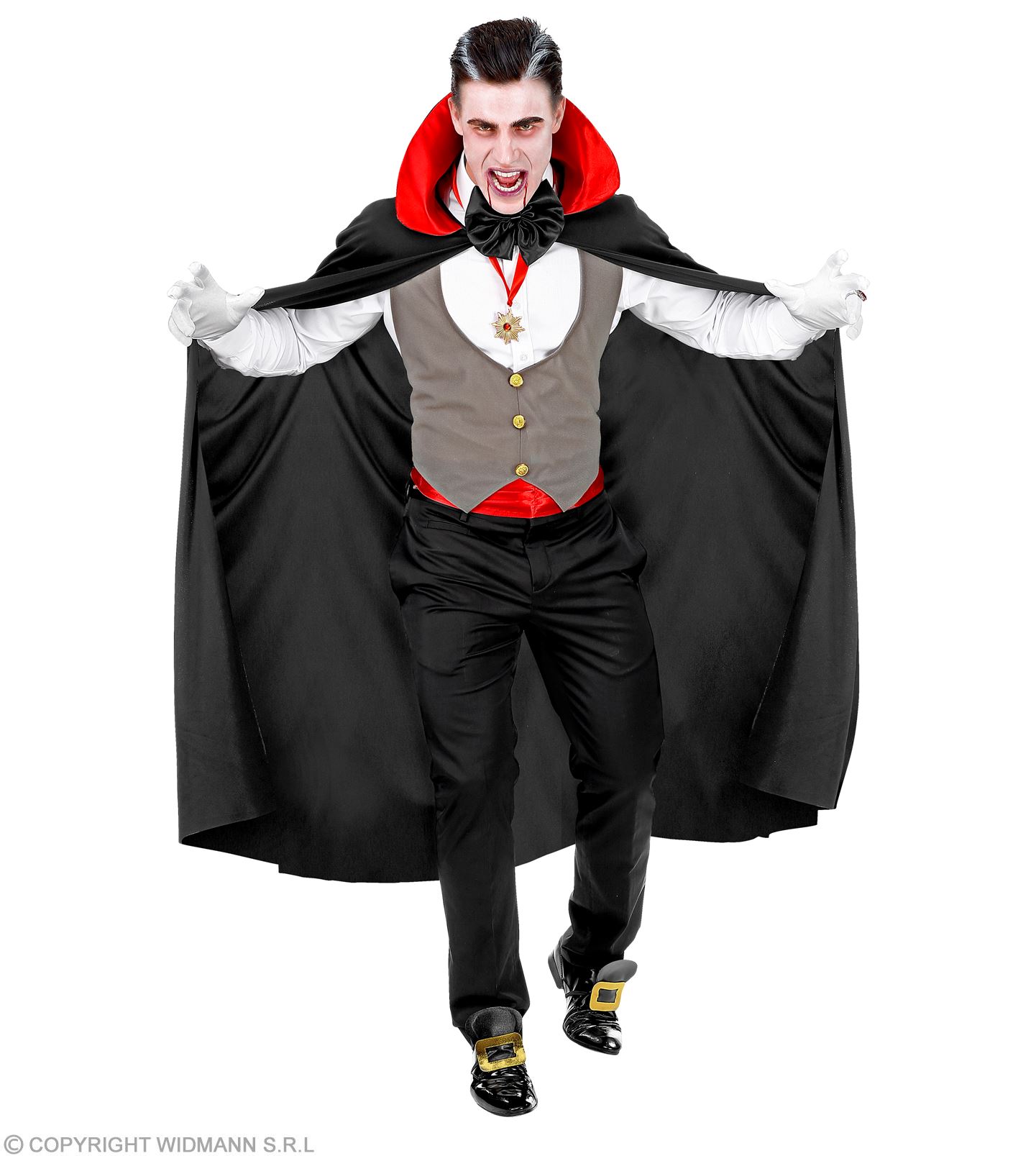 Vampir  M/L Weste mit Umhang