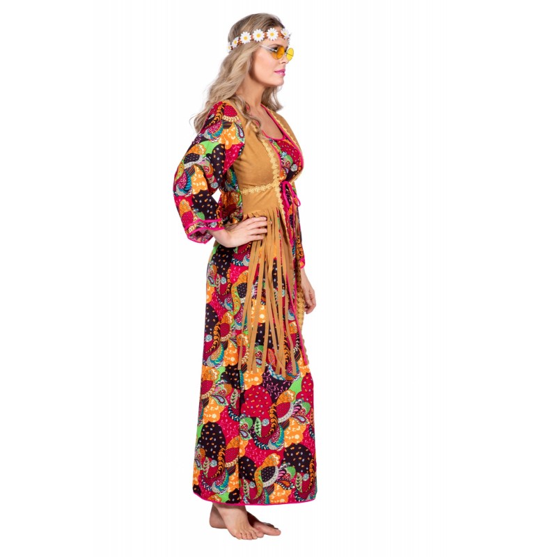 Hippie Kleid lang  Gr. 42