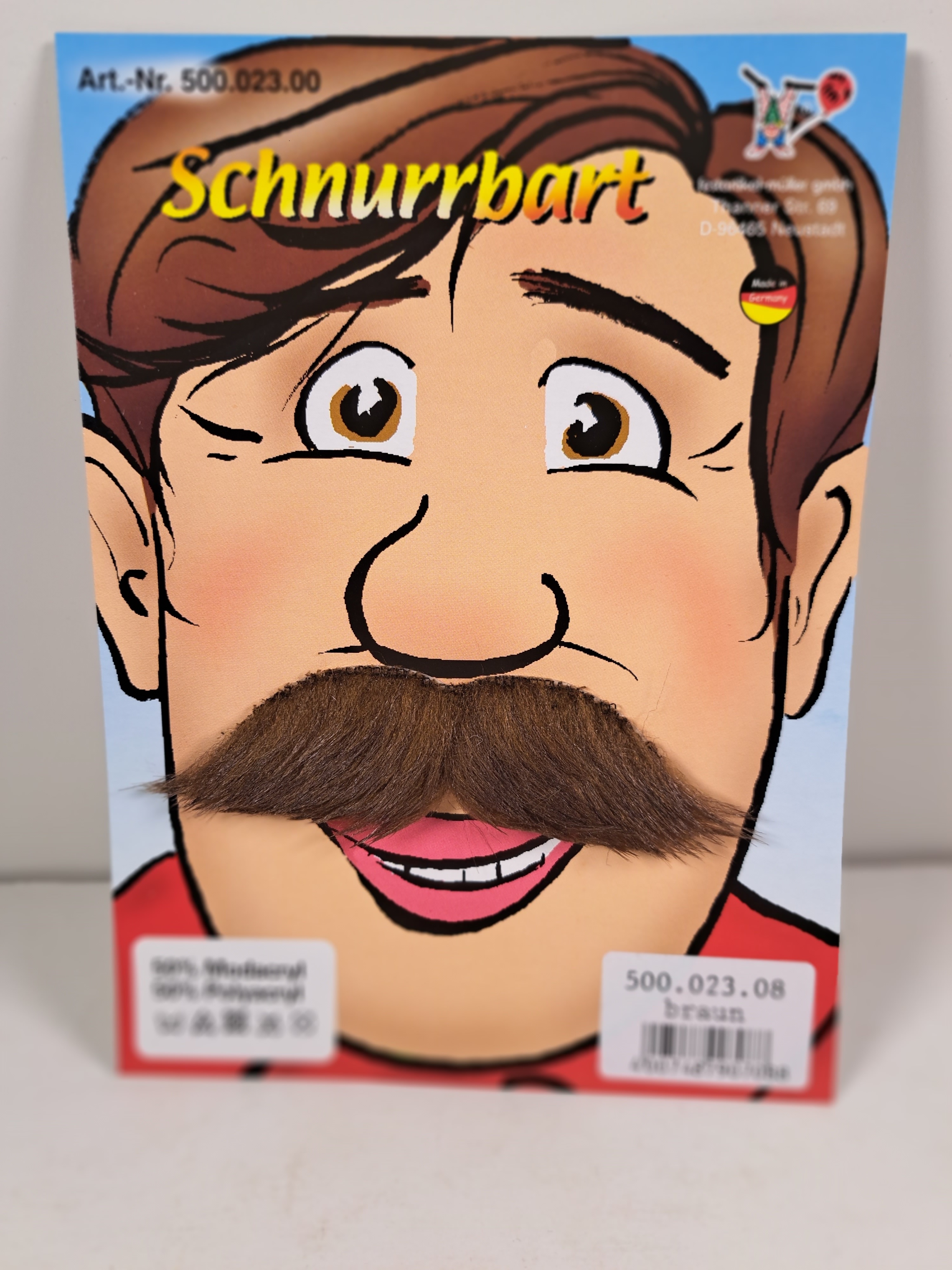 Schnurrbart braun
