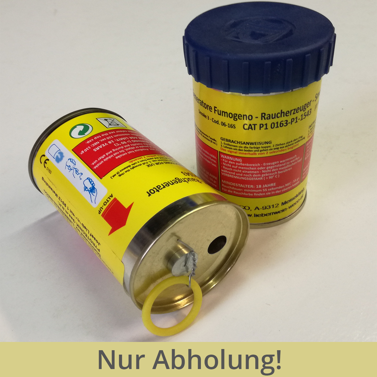 Bodenrauchkörper blau 2 Minuten