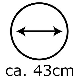 Folienballon in marmor-bunt Designe rund