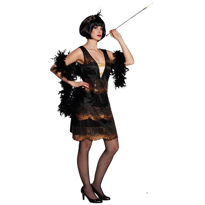 Charleston Kleid schw.  Gr. 36