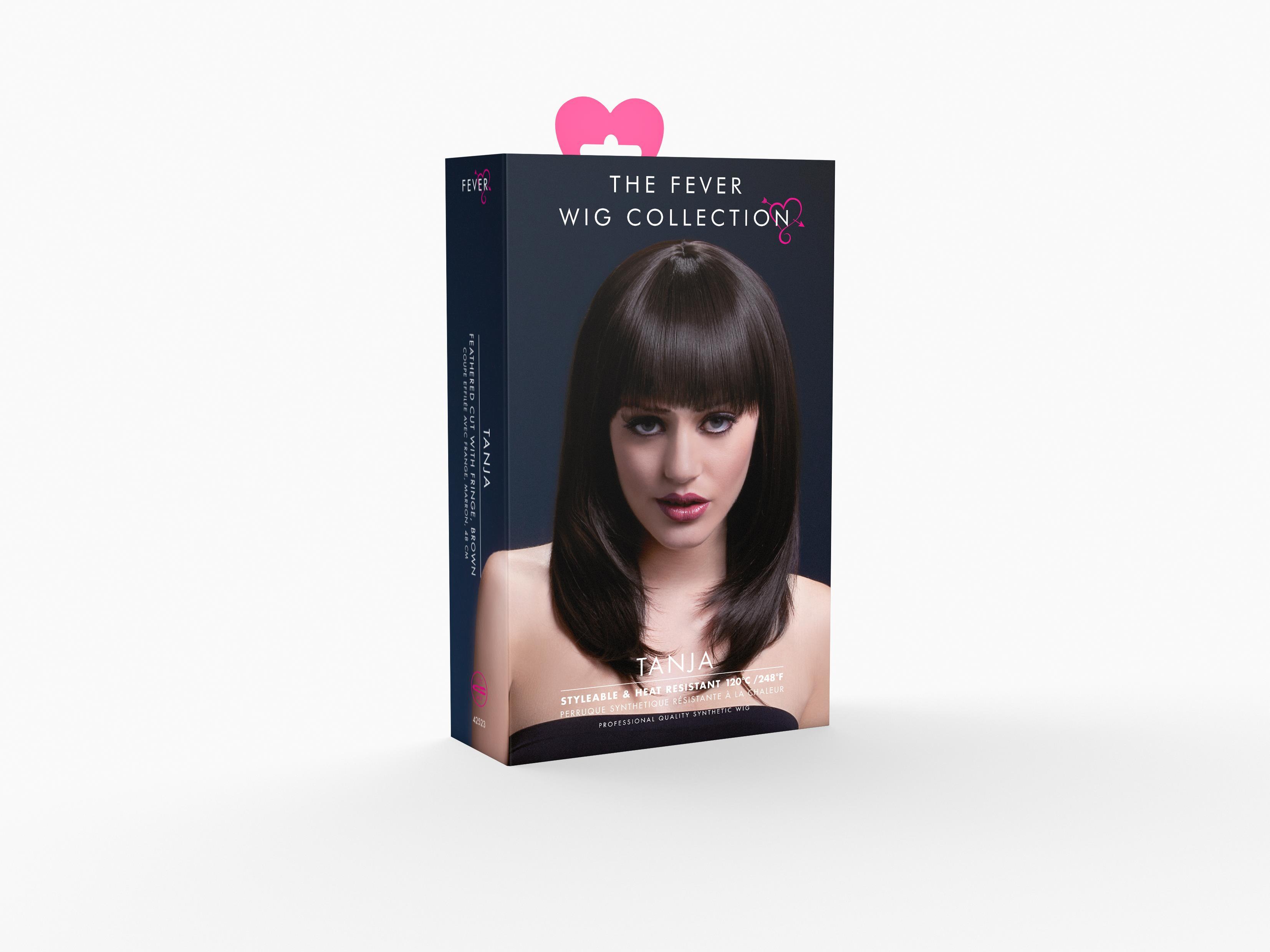 Tanja Langhaar Perücke braun Premium Qualität