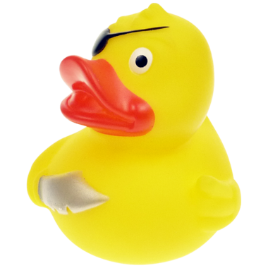 Piraten Badeente  8cm